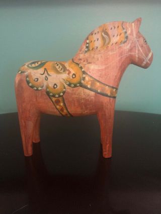 Vintage Primitive Dala Horse,  Swedish Horse Antique