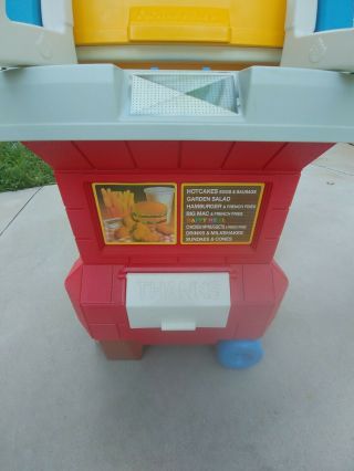 Vintage mcdonalds playset with food and accessories.  In 2