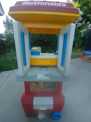 Vintage mcdonalds playset with food and accessories.  In 7