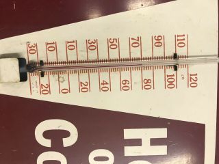 VINTAGE DR PEPPER THERMOMETER/HOT OR COLD 2
