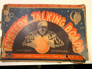 Vintage/Rare Ouija board from the 40 ' s w/original box (Mystery Talking Board) 2