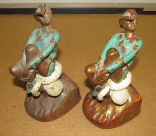 Vintage Marion Bronze Co Signed Mb Peter Pan Fairy Tale Bookends