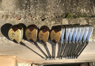 John Riley Repeater Complete Golf Set 1 To 7 Wood And 4 To Sand Wedge Vintage