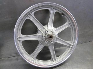 Yamaha Sr500 Sr 500 Rear Wheel Rim 18 X 2.  15 Rare Silver Color