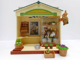 Sylvanian Families Calico Critters Country Flower Shop Very Rare 33