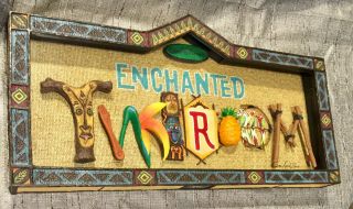 Dave Avanzino Enchanted Tiki Room Shadowbox - Rare