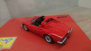 Ferrari 1/43 BBR Dino 246 GTS rosso corsa ultra rare model 50th anniversary 3