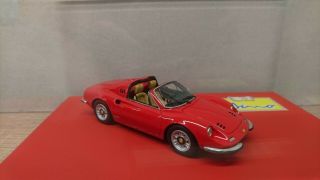 Ferrari 1/43 BBR Dino 246 GTS rosso corsa ultra rare model 50th anniversary 4