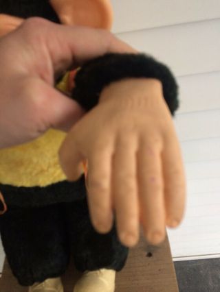 Vtg Zippy Monkey Zip the Chimp Stuffed Plush Animal Toys Doll Made In Penn,  USA 6