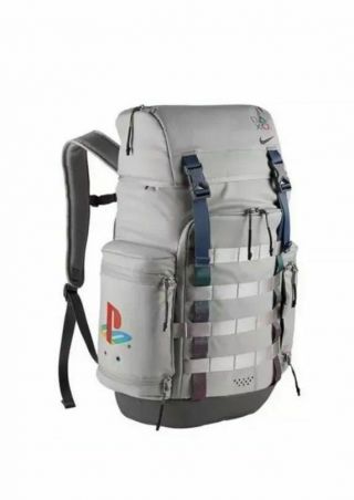 Rare Nike Sony Playstation Paul George Pg 2.  5 Backpack Bookbag Wolf Grey