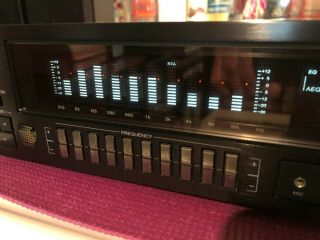 Sony SEQ - 333ES Stereo Graphic Equalizer Spectrum Analyzer Rare EQ 2