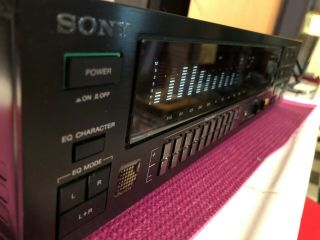 Sony SEQ - 333ES Stereo Graphic Equalizer Spectrum Analyzer Rare EQ 4