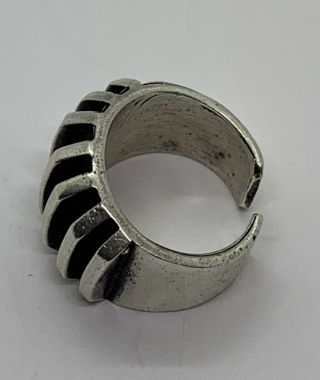 RARE ANNA GRETA EKER MODERNIST NORWAY STERLING SILVER RING SIZE 6 1/2 4