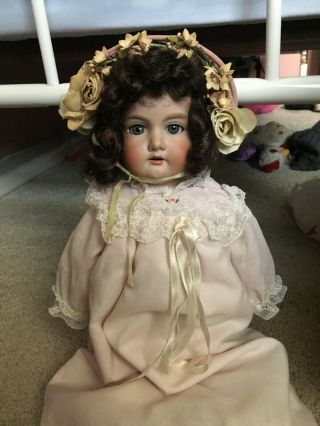 Antique Bisque Doll Armand Marseille - Germany Head - Dep - 370 22inches