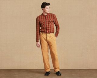 Levis Vintage Clothing 1920’s Chinos Bone Brown Lvc $240 Mens 34x31 Khakis