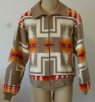 Pendleton Indian Blanket Chief Joseph Western Wear Jacket Talon M