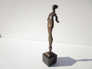 Ralph Tarzian Bronze Metal Sculpture Rare Vintage California Modernist Abstract