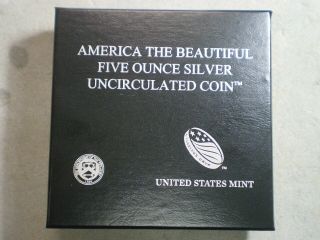 2012 5 Oz.  999 Silver Acadia Maine Coin With - - - Very Rare - - - -