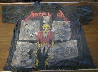 Authentic Rare Vintage " Metallica " T - Shirt 1988/89 Xl