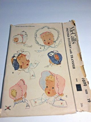 Vintage Sewing Pattern Child 