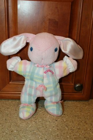 Vintage Playskool Snuzzles Bunny Rabbit 1996 10 Inch