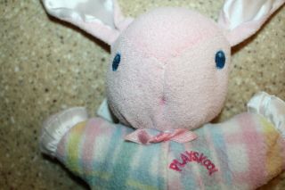 VINTAGE PLAYSKOOL SNUZZLES BUNNY RABBIT 1996 10 INCH 4