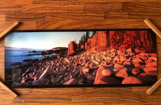Rare Peter Lik,  Signed Photograph,  Otter Cliffs In Tube