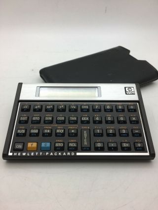 Hp - 11c Scientific Calculator - - With Case Hewlett Packard Vtg