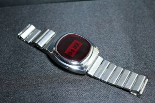 Soviet Elektronika 1 Led Watch Russia Ussr Vintage Wristwatch Digital Pulsar
