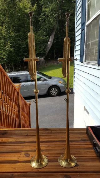 A Rare 1 Valve Herald Trumpets