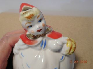 Vintage Hull Pottery Little Red Riding Hood Sugar w Lid & Creamer 135889 5