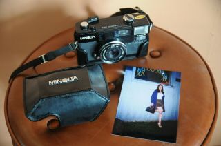 Film Vintage Minolta Hi - Matic Af2 35mm Point And Shoot Camera