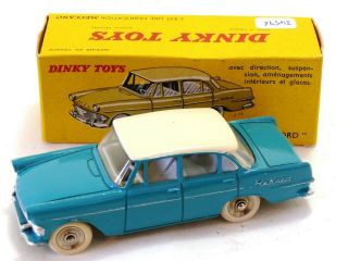 Rare Dinky Toys France Opel Rekord Turquoise & Cream 554 Old Stock 34593