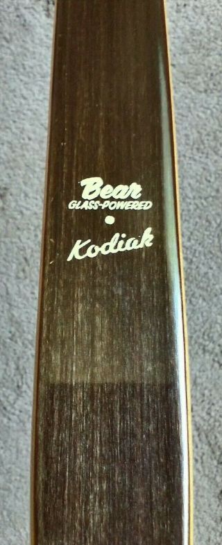 Vtg 1953 Canada Bear Glass Powered Kodiak 51 64 