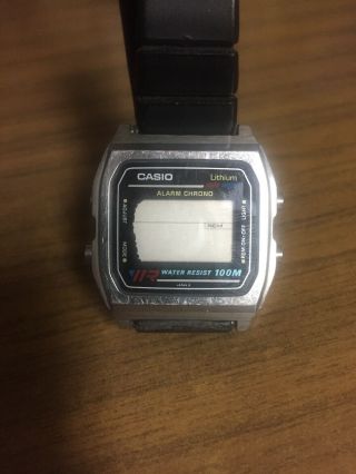 Vintage Casio W - 780 Alarm Chrono Modulo 549 Lithium Lcd Repair