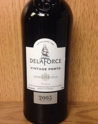 2003 Delaforce Vintage Porto - Wine Spectator - 95 Points Red Port Wine Portugal 2