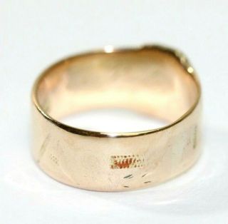 Vintage FREEMASON,  MASONIC Club 14K GOLD & Enamel Ring: Size 6,  5 Grams 2