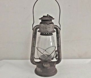 Old Vintage Feuerhand No.  252 Kerosene Oil Lamp /lantern Globe Germany