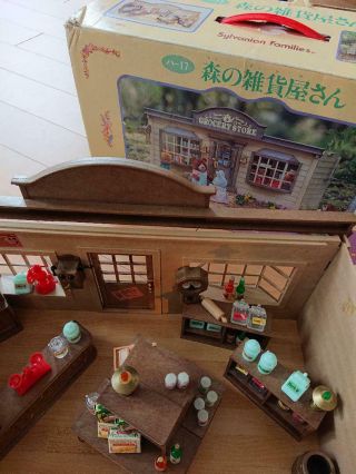 Sylvanian Families Calico Critters Vintage forest Grocery store Very Rare 51 6