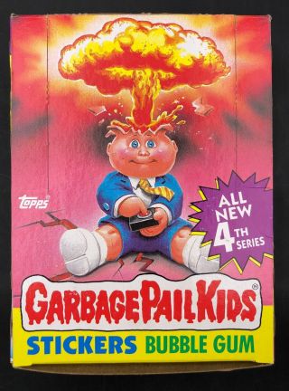 Vintage Topps 1986 Garbage Pail Kids 4th Series Full Box 48 Packs