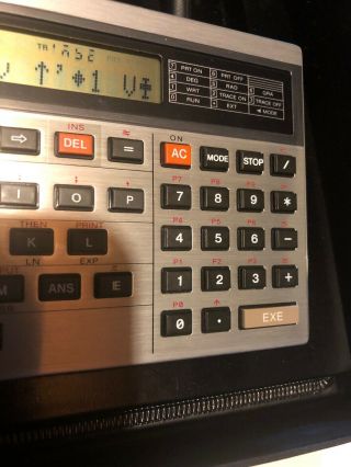 Casio Fx 802P RARE POCKET COMPUTER Calculator PROGRAMMABLE Vintage 8