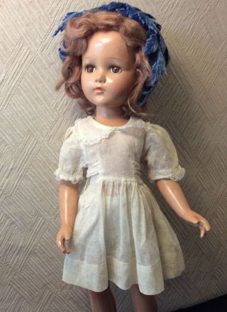 Nancy Lee 21 " 1939 Vintage Composition Doll By R & B Arranbee