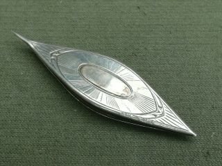 VINTAGE ANTIQUE STERLING SILVER TATTING SHUTTLE NUSSBAUM & HENOLD SEWING LACE 3