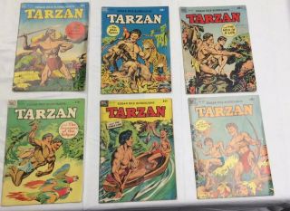Vintage Dell Tarzan Comics Complete Set From The Year 1949