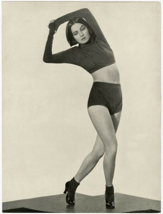 Vintage 1934 Large Format Ruth Page Photogravure Dynamic Artistic Dance Portrait
