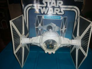 Vintage 1977 Star Wars Tie Fighter With Orginal Box - Lights And Sounds