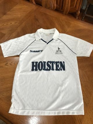 Vintage Tottenham Hotspur 1987/1989 Home Football Soccer Jersey - Hummel - Small