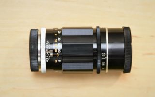 Vintage Canon 135mm F:3,  5 L39 Screw Mount Rangefinder Lens With Case 3