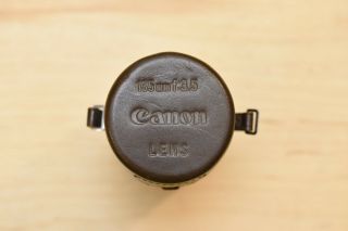 Vintage Canon 135mm F:3,  5 L39 Screw Mount Rangefinder Lens With Case 8