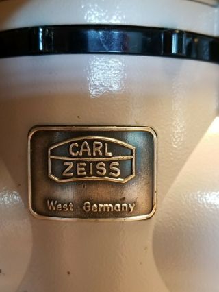 Vintage Zeiss Microscope West Germany Binocular Style Heavy Duty 5